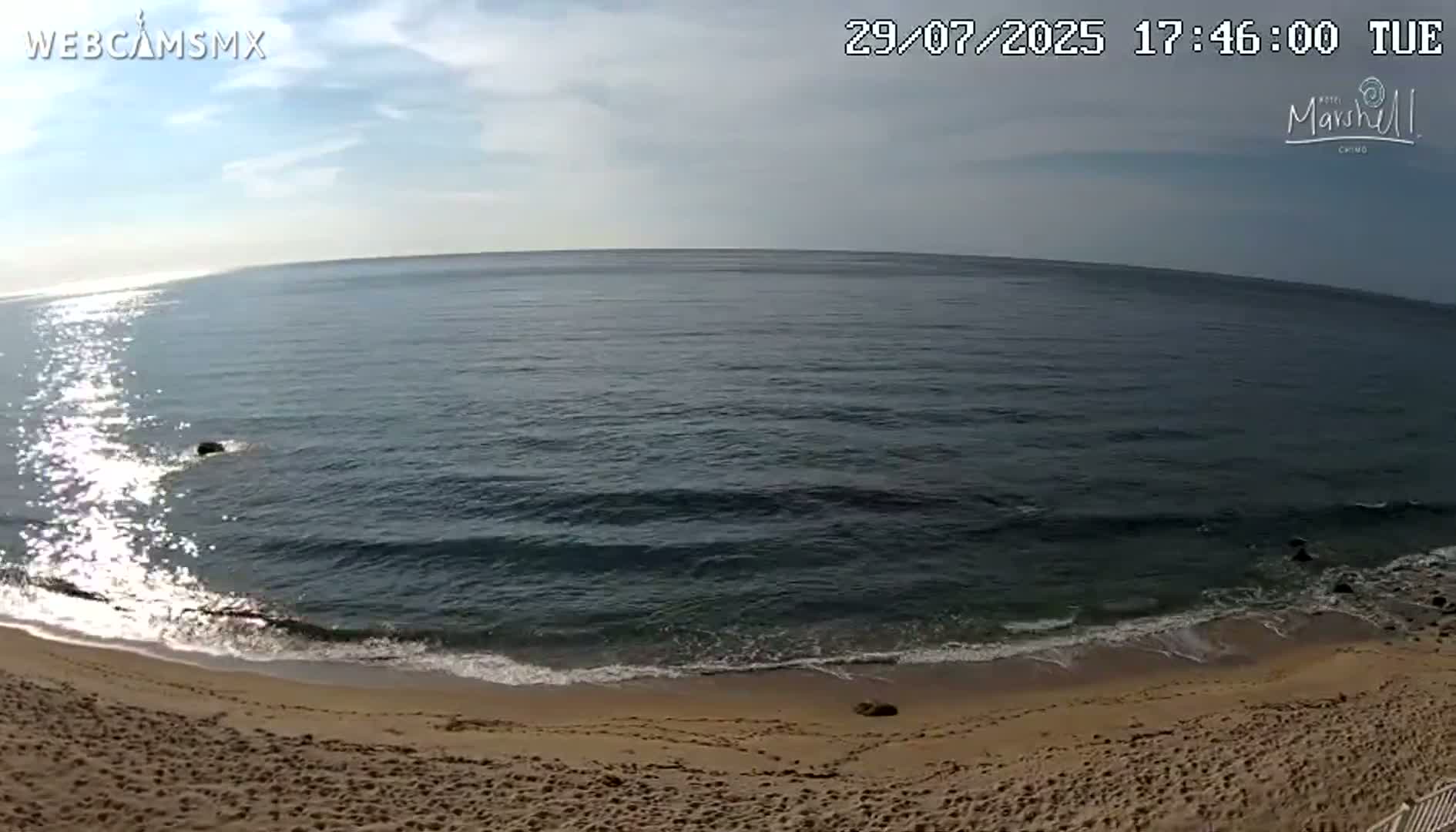 Chimo , Playa Marshell Beach Live Cam - Chimo, Cabo Corrientes, Jalisco, Mexico