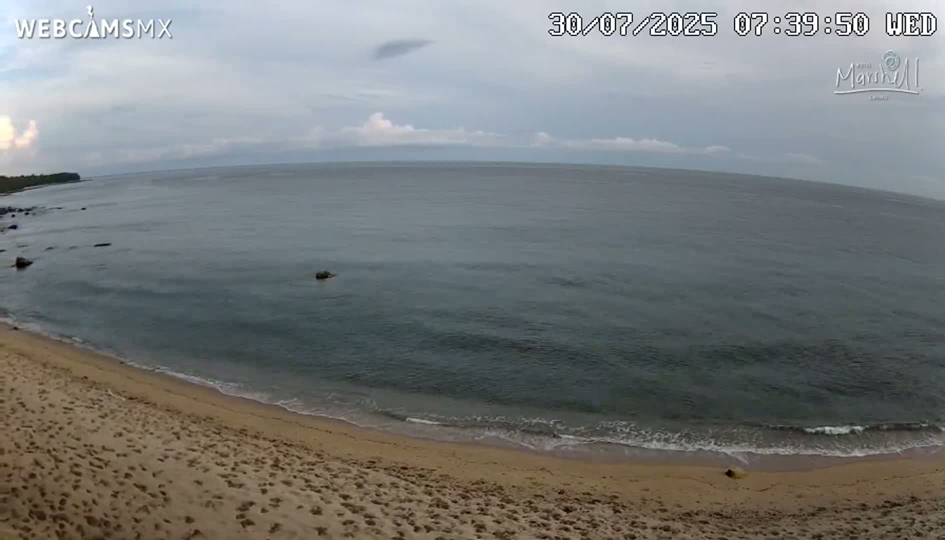 Chimo , Playa Marshell Beach Live Cam - Chimo, Cabo Corrientes, Jalisco, Mexico