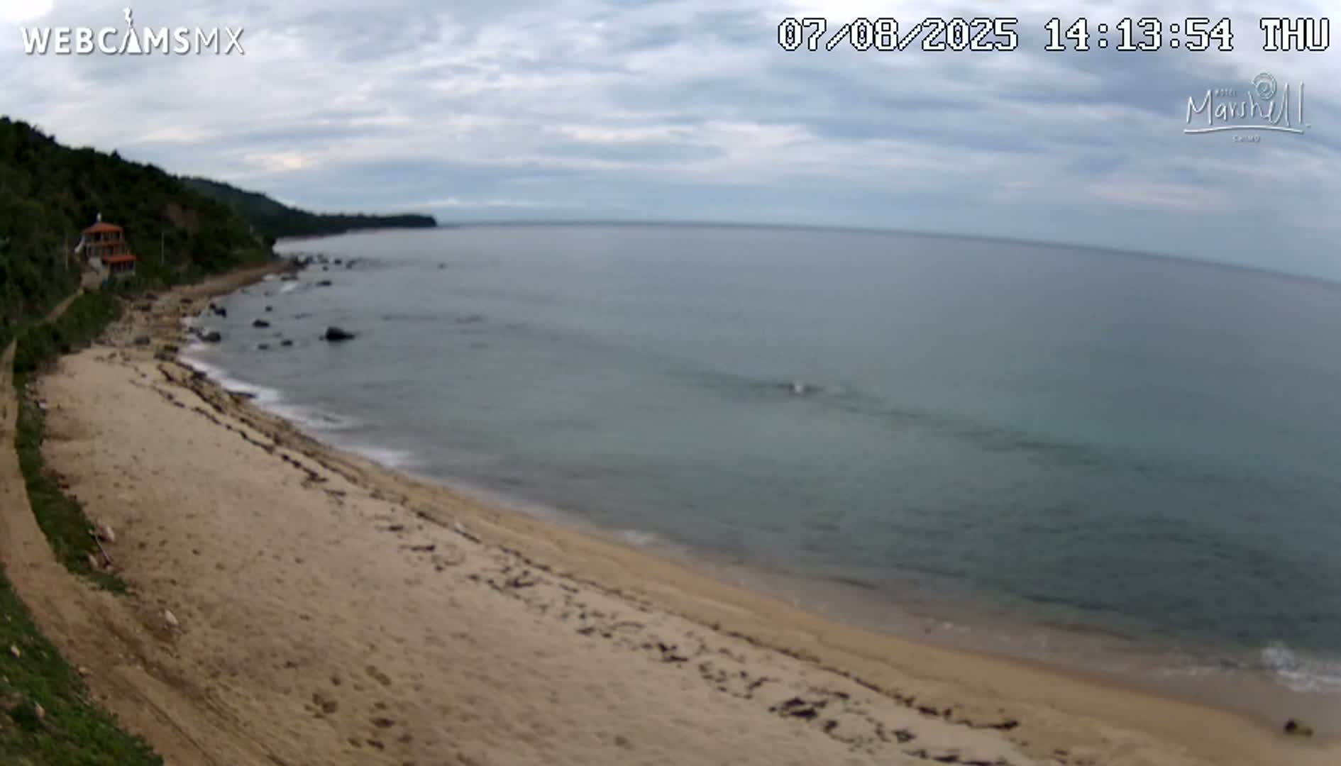 Chimo , Playa Marshell Beach Live Cam - Chimo, Cabo Corrientes, Jalisco, Mexico