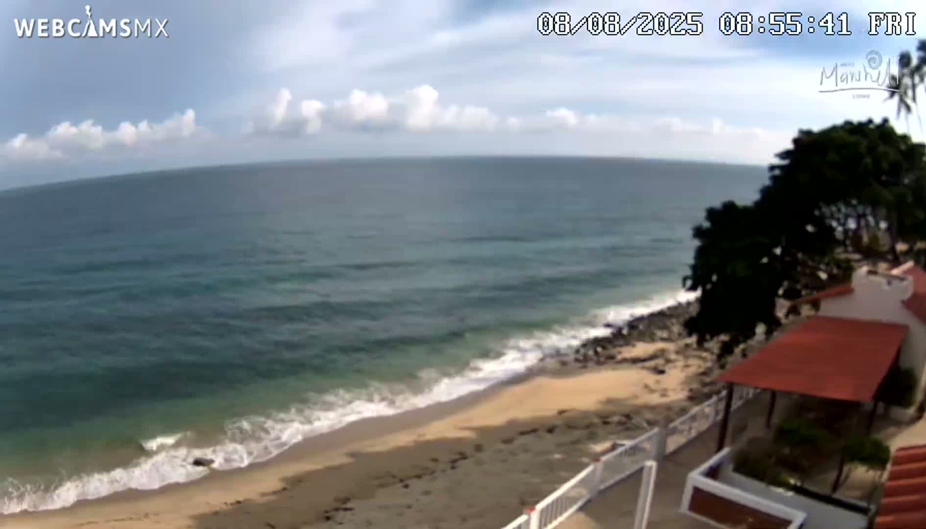 Chimo , Playa Marshell Beach Live Cam - Chimo, Cabo Corrientes, Jalisco, Mexico