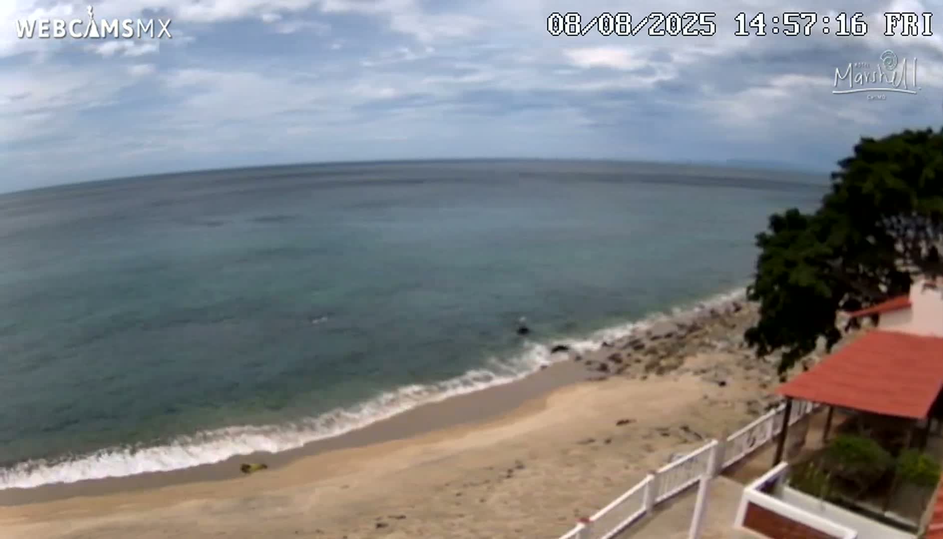 Chimo , Playa Marshell Beach Live Cam - Chimo, Cabo Corrientes, Jalisco, Mexico
