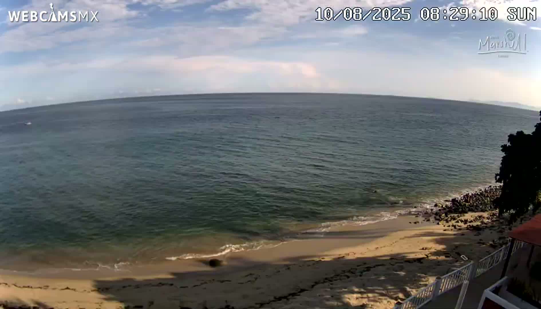 Chimo , Playa Marshell Beach Live Cam - Chimo, Cabo Corrientes, Jalisco, Mexico