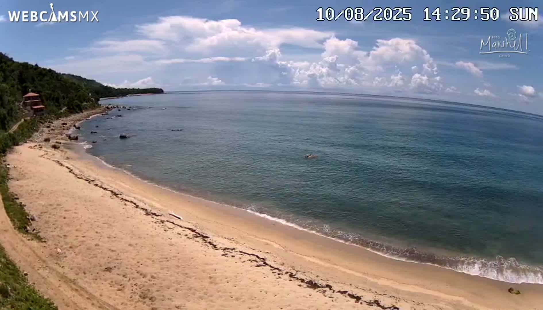 Chimo , Playa Marshell Beach Live Cam - Chimo, Cabo Corrientes, Jalisco, Mexico