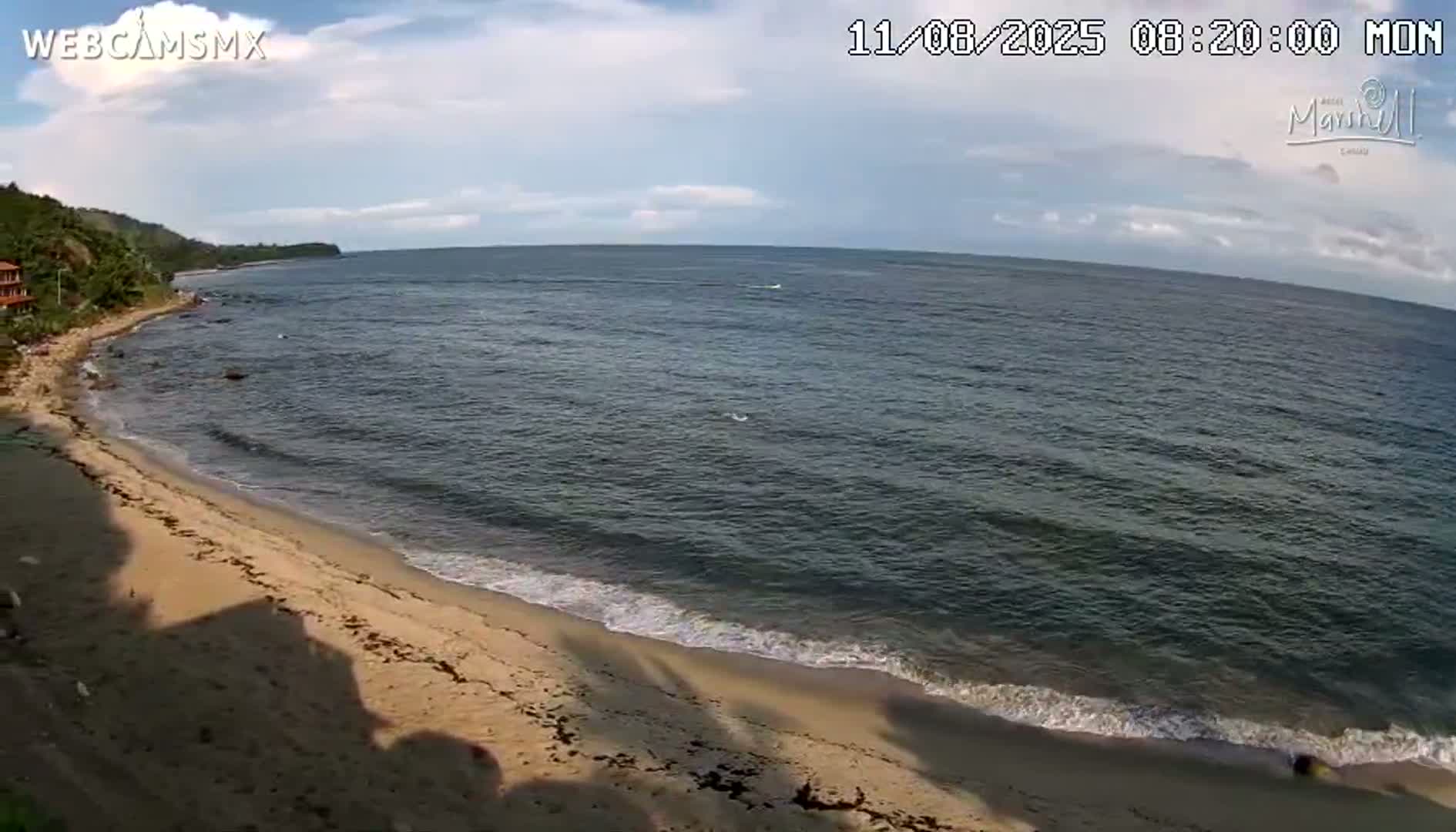 Chimo , Playa Marshell Beach Live Cam - Chimo, Cabo Corrientes, Jalisco, Mexico