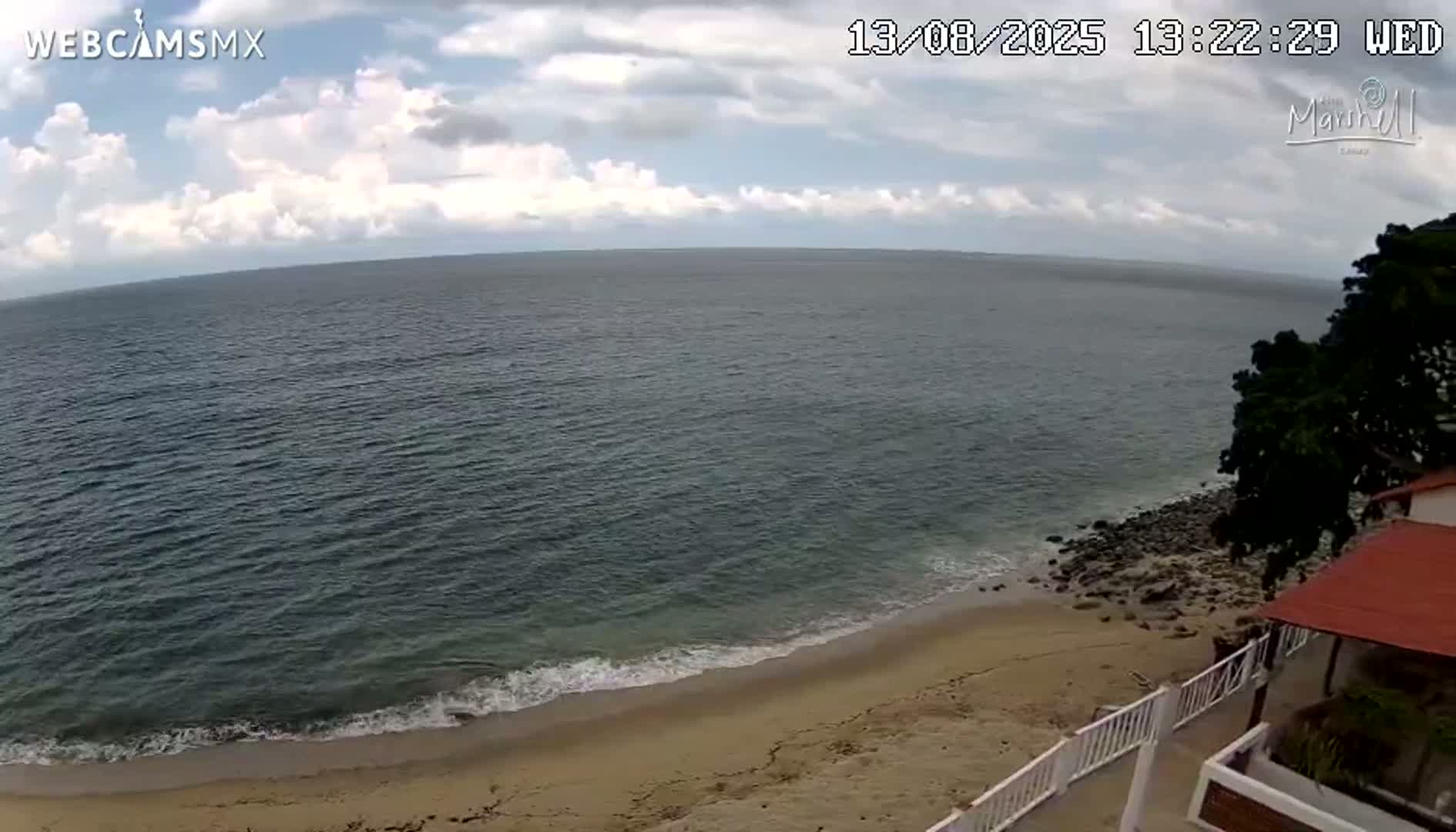 Chimo , Playa Marshell Beach Live Cam - Chimo, Cabo Corrientes, Jalisco, Mexico