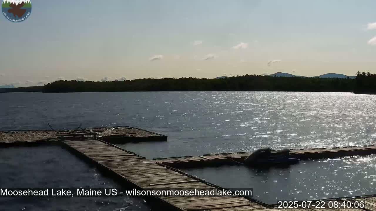 Moosehead Village,  Moosehead Lake Live Cam -  Northwest Piscataquis, Piscataquis, Maine, USA