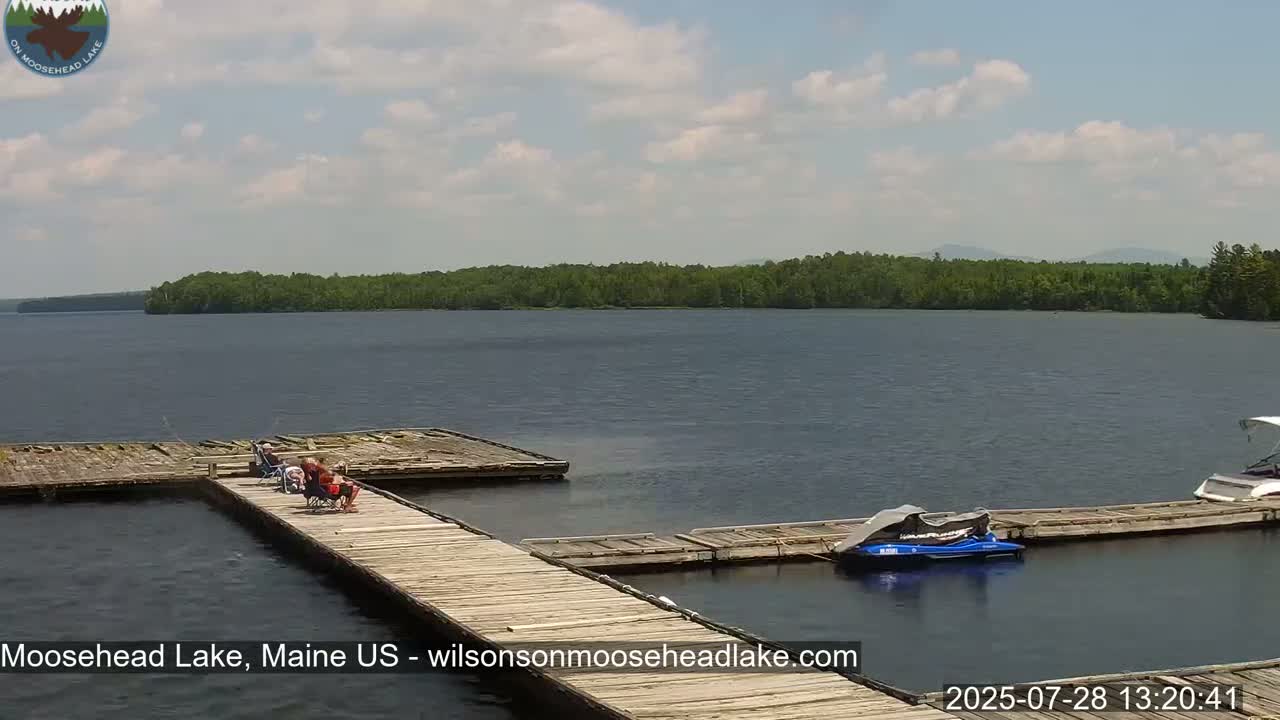 Moosehead Village,  Moosehead Lake Live Cam -  Northwest Piscataquis, Piscataquis, Maine, USA