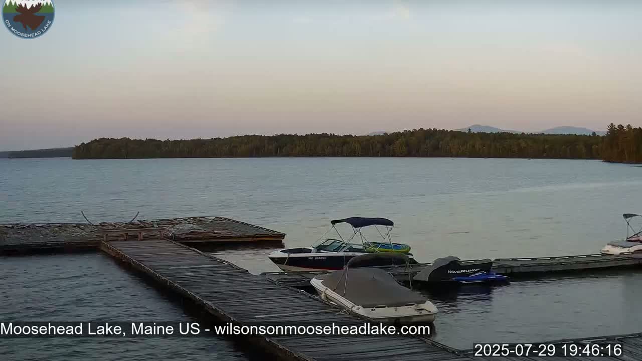 Moosehead Village,  Moosehead Lake Live Cam -  Northwest Piscataquis, Piscataquis, Maine, USA