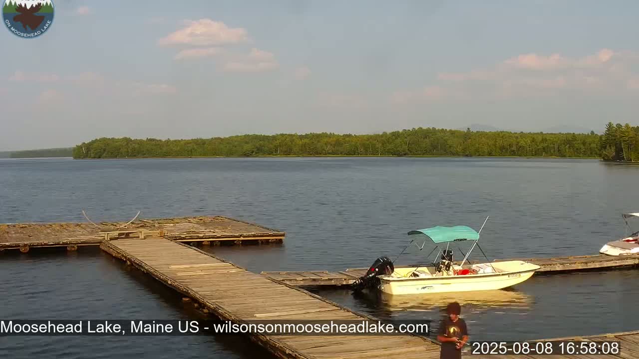 Moosehead Village,  Moosehead Lake Live Cam -  Northwest Piscataquis, Piscataquis, Maine, USA