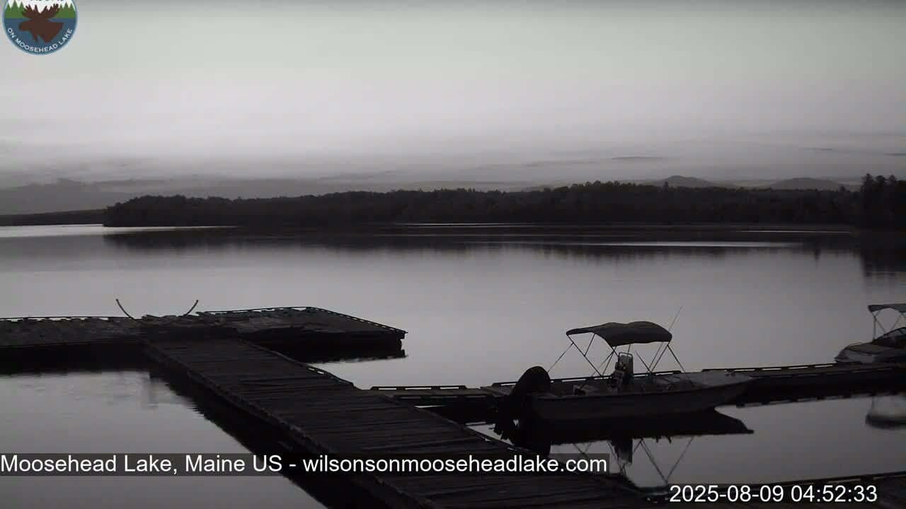 Moosehead Village,  Moosehead Lake Live Cam -  Northwest Piscataquis, Piscataquis, Maine, USA