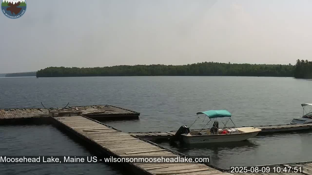 Moosehead Village,  Moosehead Lake Live Cam -  Northwest Piscataquis, Piscataquis, Maine, USA