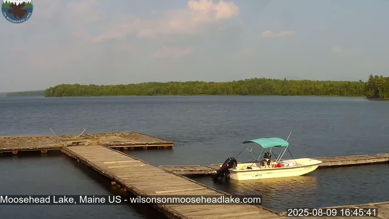 Moosehead Village,  Moosehead Lake Live Cam -  Northwest Piscataquis, Piscataquis, Maine, USA