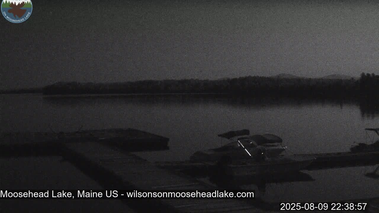 Moosehead Village,  Moosehead Lake Live Cam -  Northwest Piscataquis, Piscataquis, Maine, USA