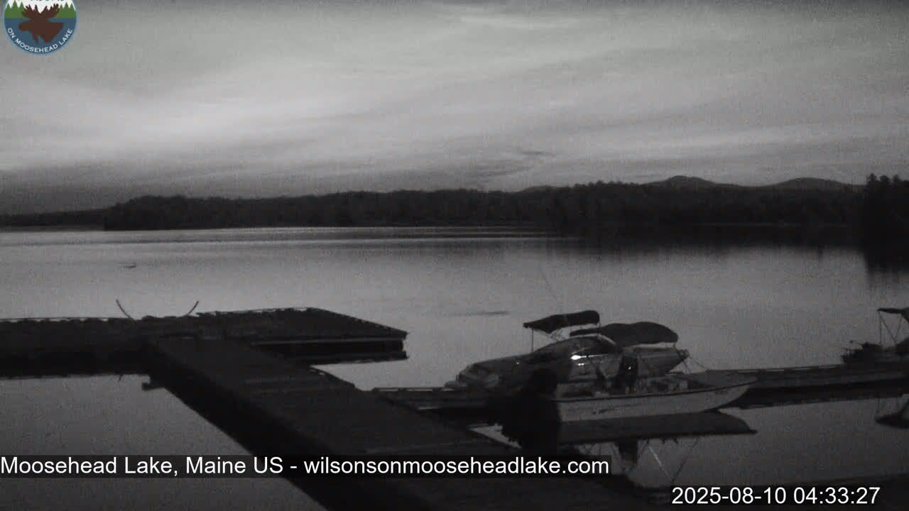 Moosehead Village,  Moosehead Lake Live Cam -  Northwest Piscataquis, Piscataquis, Maine, USA