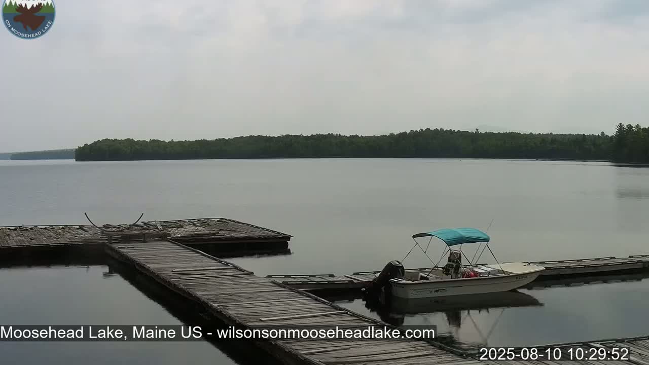 Moosehead Village,  Moosehead Lake Live Cam -  Northwest Piscataquis, Piscataquis, Maine, USA