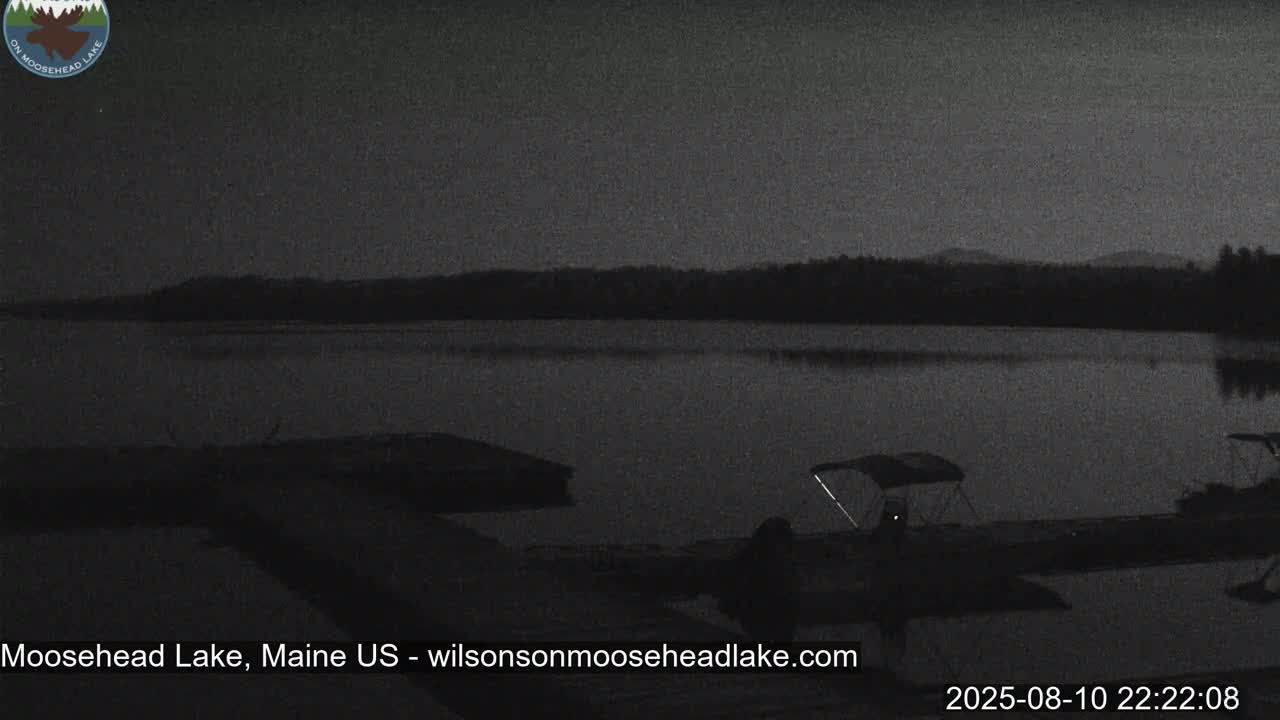 Moosehead Village,  Moosehead Lake Live Cam -  Northwest Piscataquis, Piscataquis, Maine, USA
