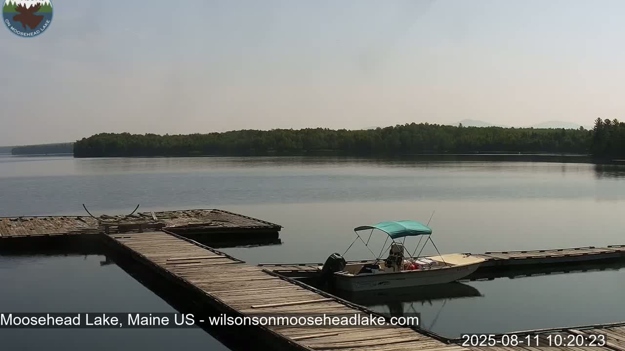 Moosehead Village,  Moosehead Lake Live Cam -  Northwest Piscataquis, Piscataquis, Maine, USA