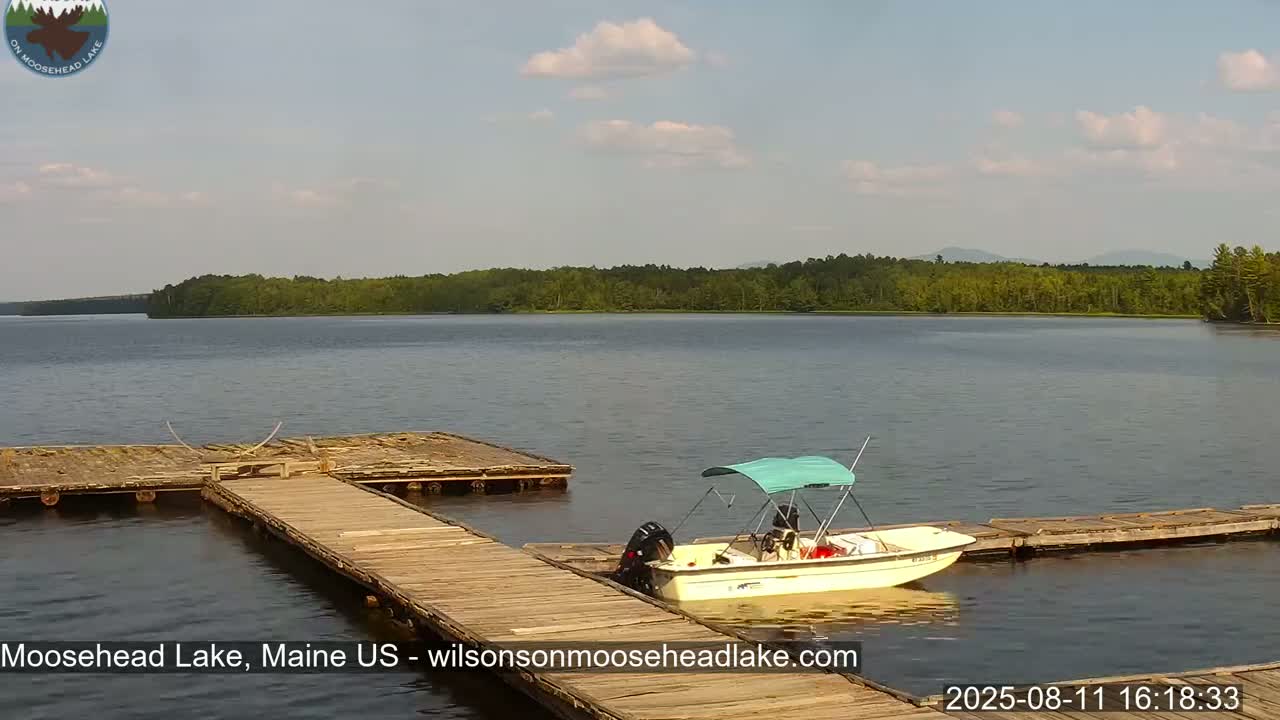 Moosehead Village,  Moosehead Lake Live Cam -  Northwest Piscataquis, Piscataquis, Maine, USA