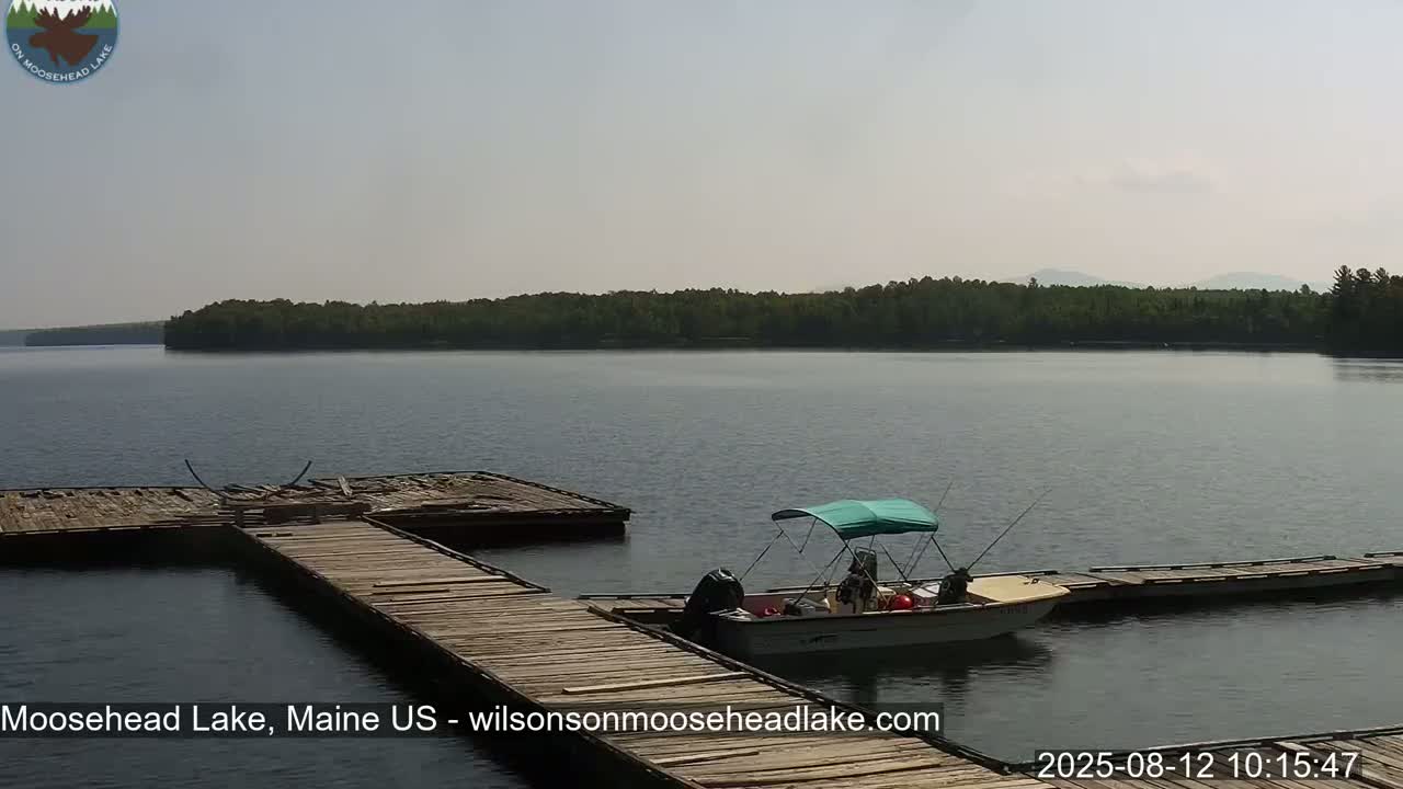 Moosehead Village,  Moosehead Lake Live Cam -  Northwest Piscataquis, Piscataquis, Maine, USA