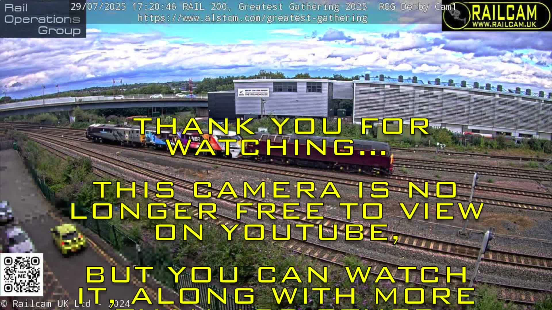 Derby Railway Station Live Cam - Derby, Derbyshire, East Mindlands, England, United Kingdom