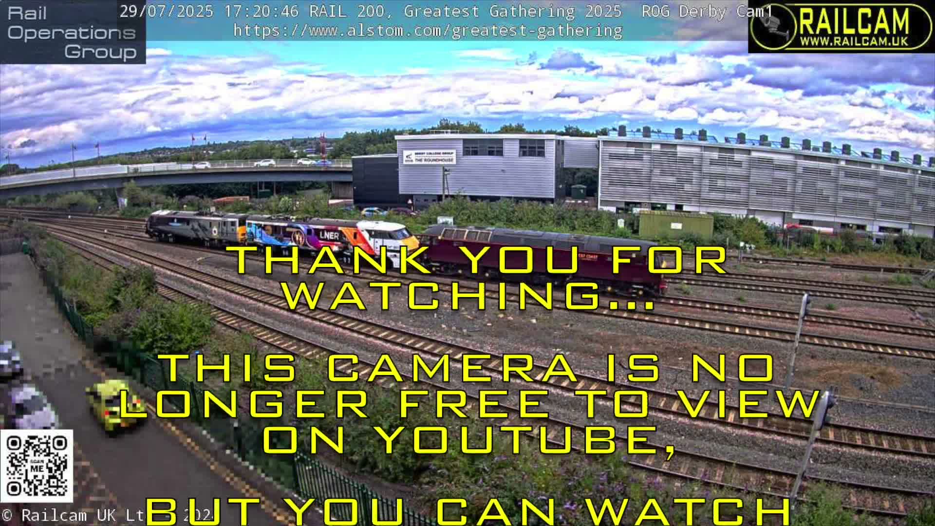 Derby Railway Station Live Cam - Derby, Derbyshire, East Mindlands, England, United Kingdom