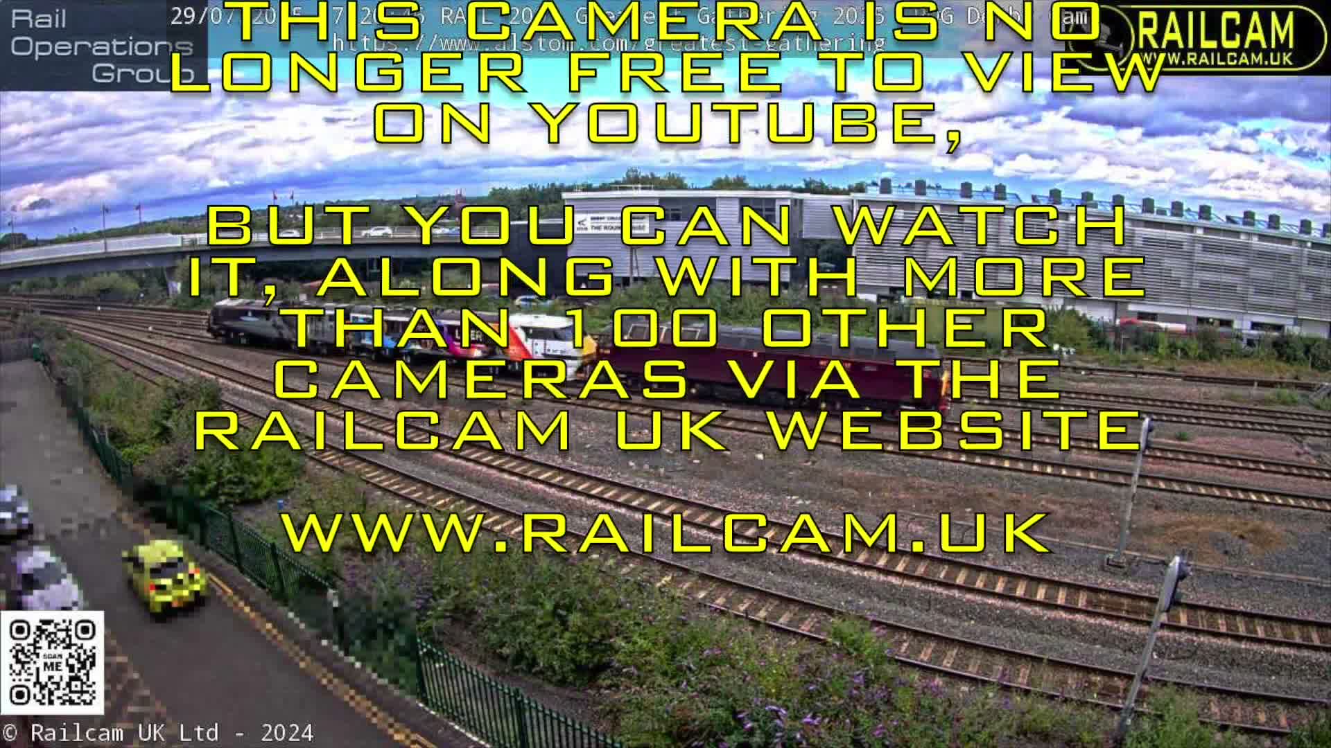 Derby Railway Station Live Cam - Derby, Derbyshire, East Mindlands, England, United Kingdom
