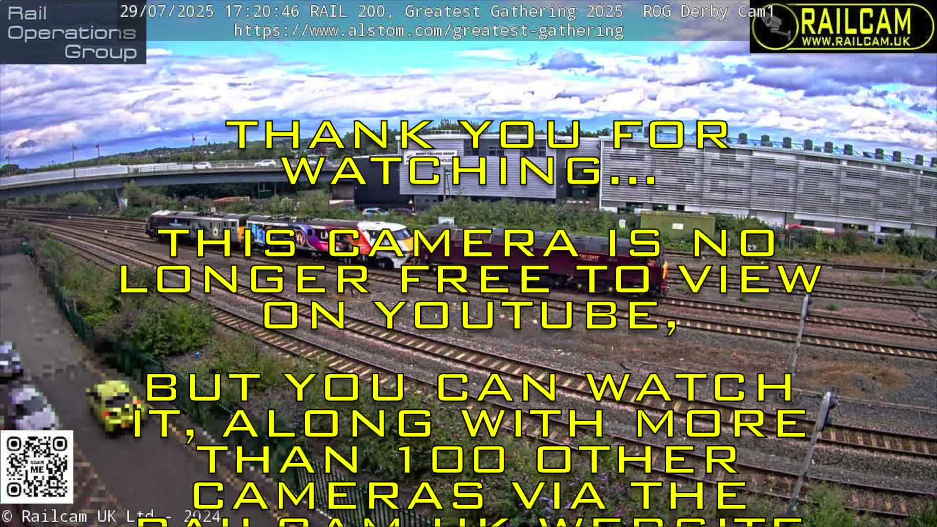Derby Railway Station Live Cam - Derby, Derbyshire, East Mindlands, England, United Kingdom