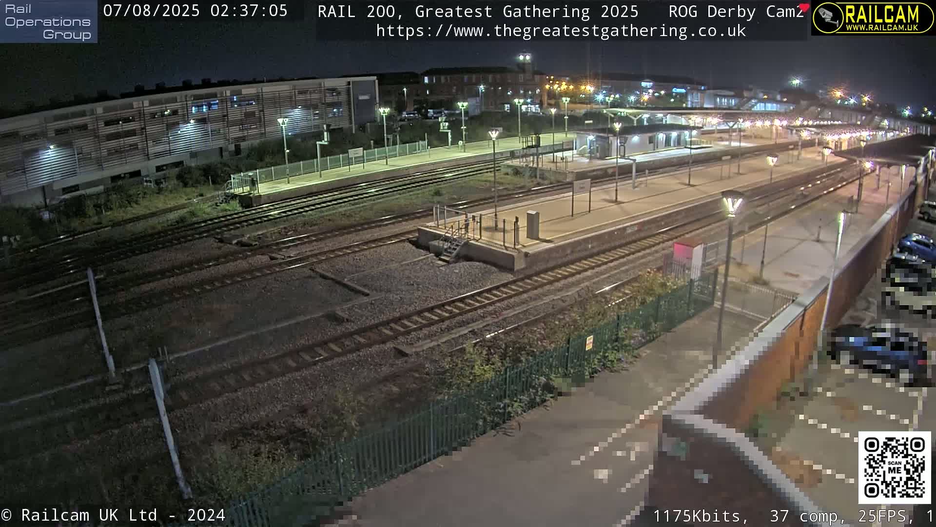 Derby City & Derby Railway Station Live Cam - Derby, Derbyshire, East Mindlands, England, United Kingdom