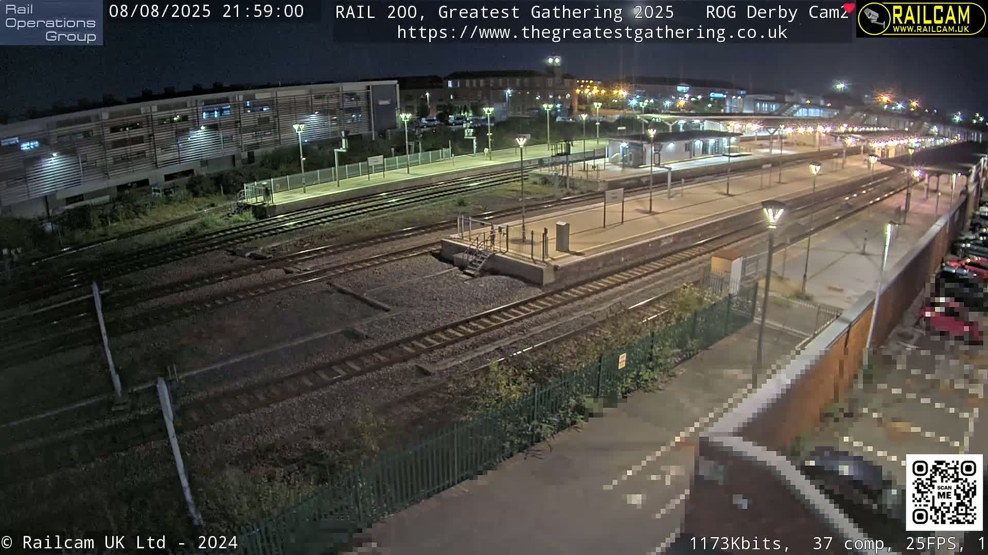 Derby City & Derby Railway Station Live Cam - Derby, Derbyshire, East Mindlands, England, United Kingdom