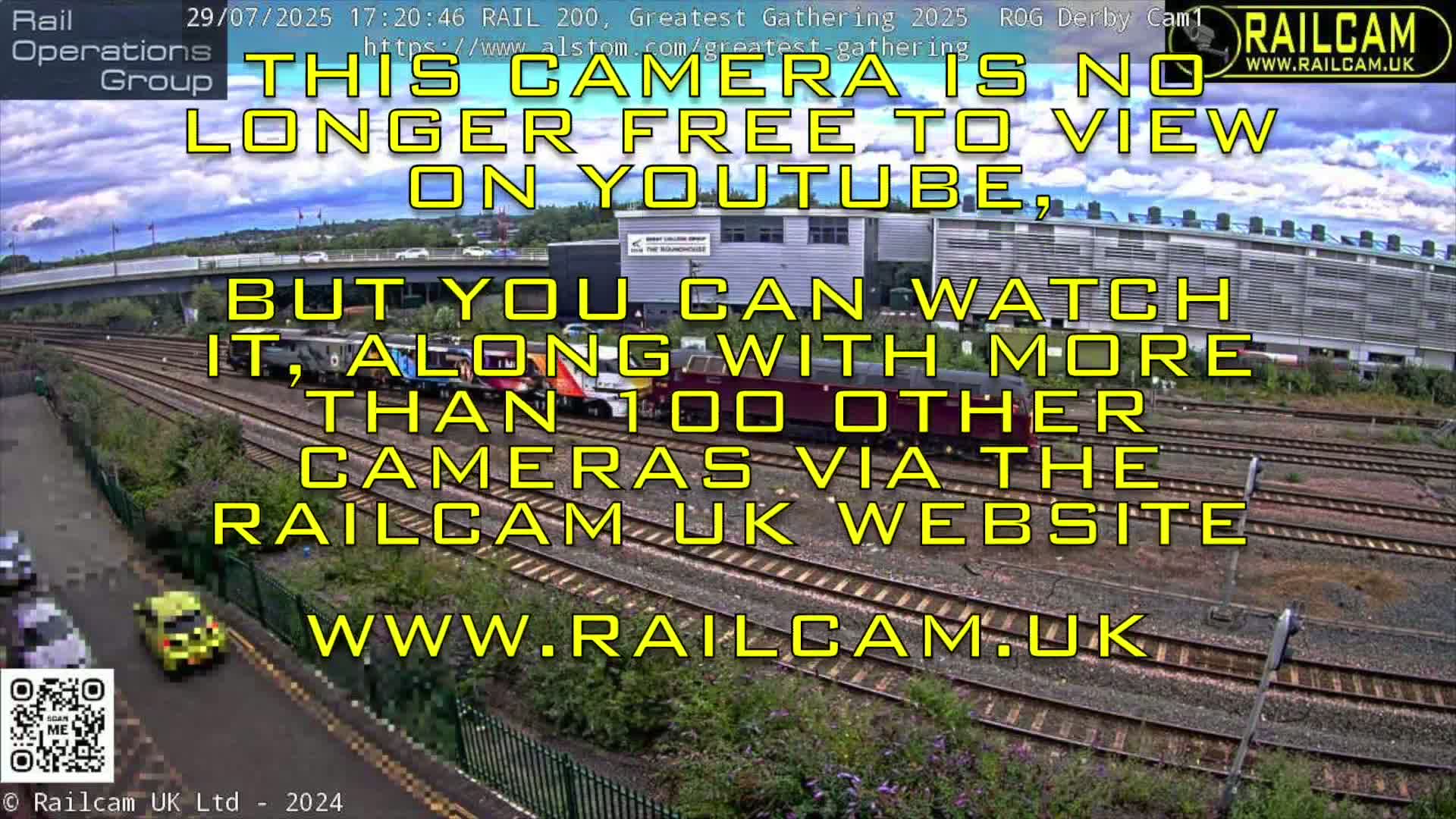 Derby City & Derby Railway Station Live Cam - Derby, Derbyshire, East Mindlands, England, United Kingdom