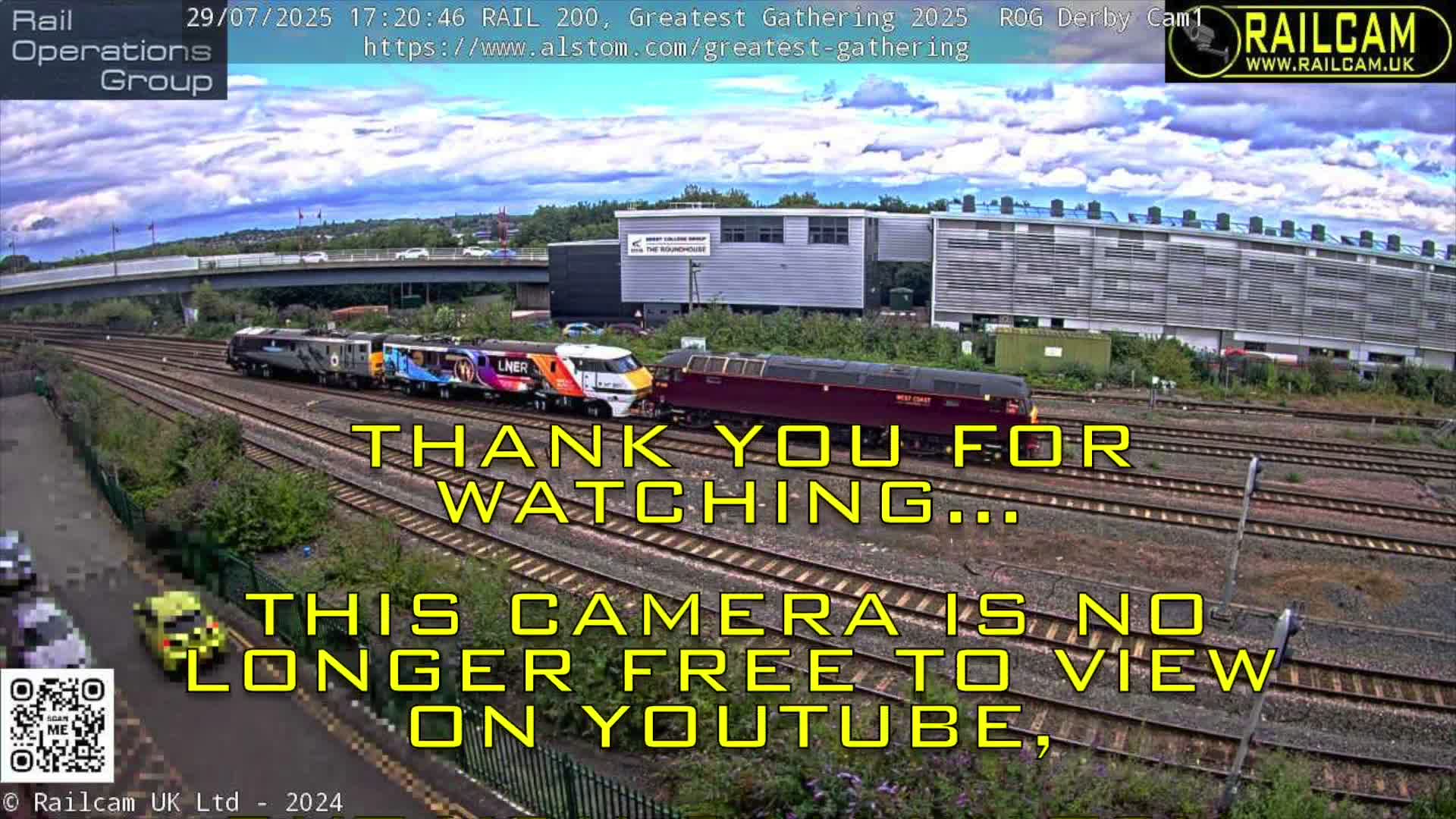 Derby City & Derby Railway Station Live Cam - Derby, Derbyshire, East Mindlands, England, United Kingdom