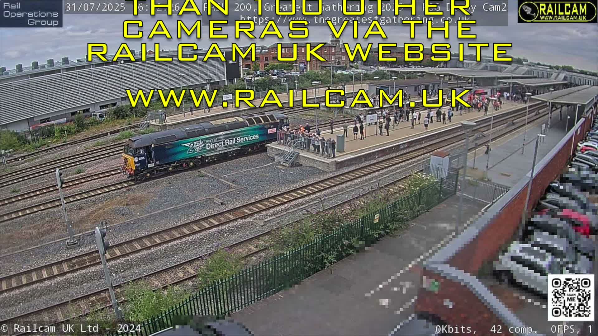 Derby City & Derby Railway Station Live Cam - Derby, Derbyshire, East Mindlands, England, United Kingdom