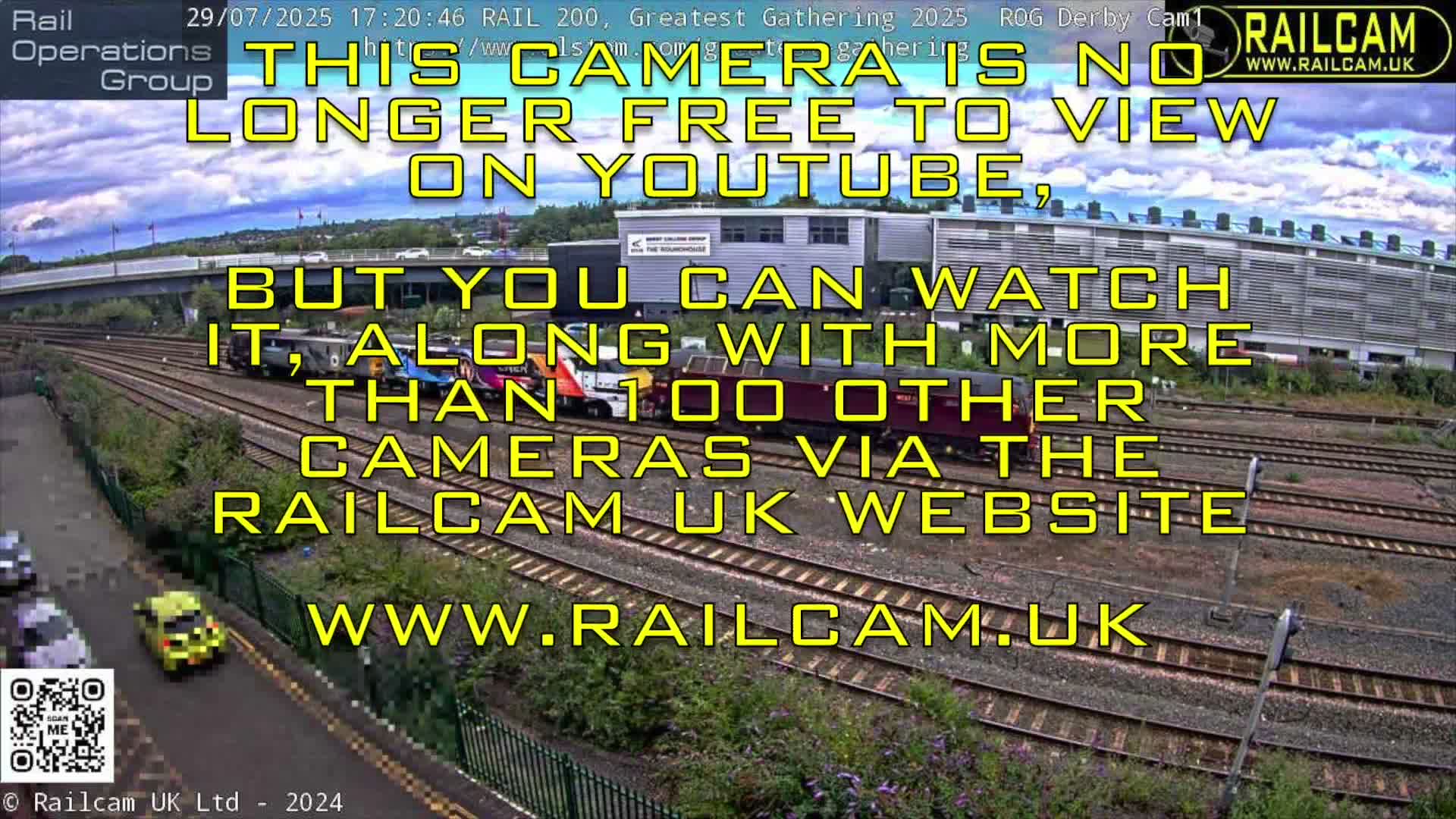 Derby City & Derby Railway Station Live Cam - Derby, Derbyshire, East Mindlands, England, United Kingdom