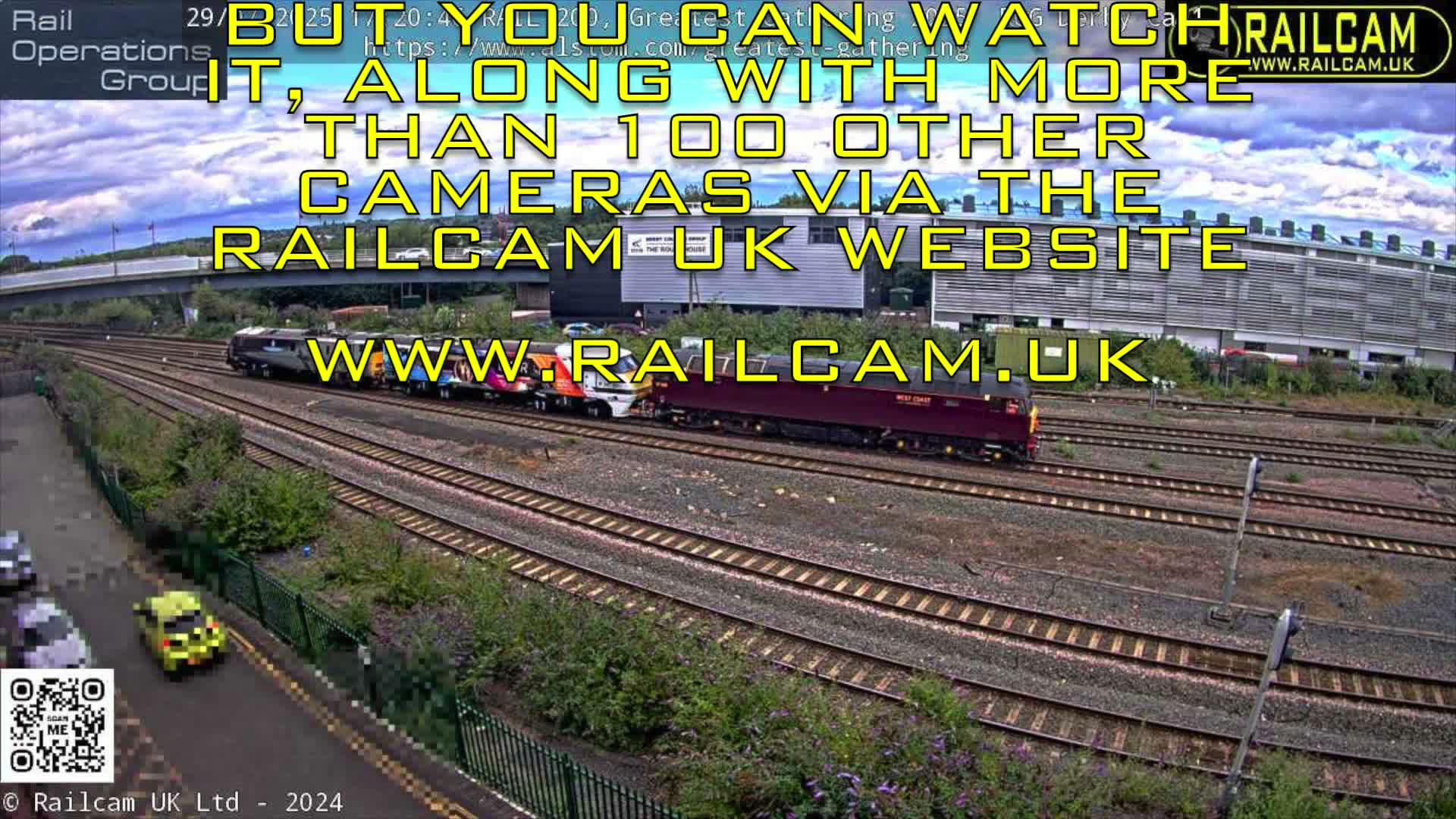 Derby City & Derby Railway Station Live Cam - Derby, Derbyshire, East Mindlands, England, United Kingdom
