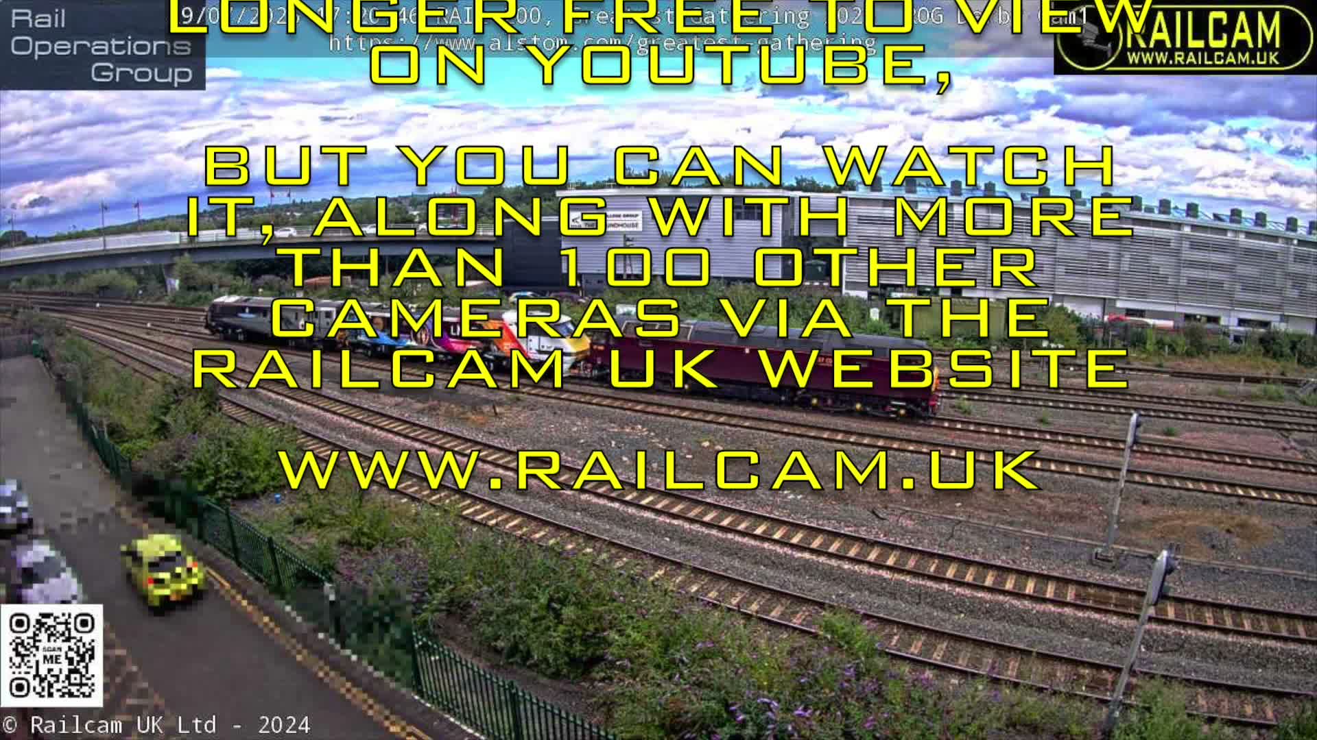 Derby City & Derby Railway Station Live Cam - Derby, Derbyshire, East Mindlands, England, United Kingdom