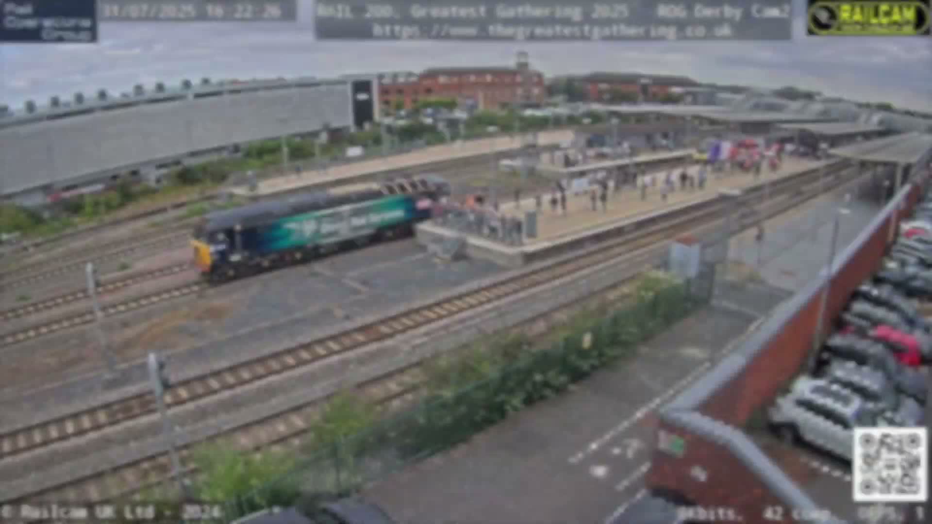 Derby City & Derby Railway Station Live Cam - Derby, Derbyshire, East Mindlands, England, United Kingdom
