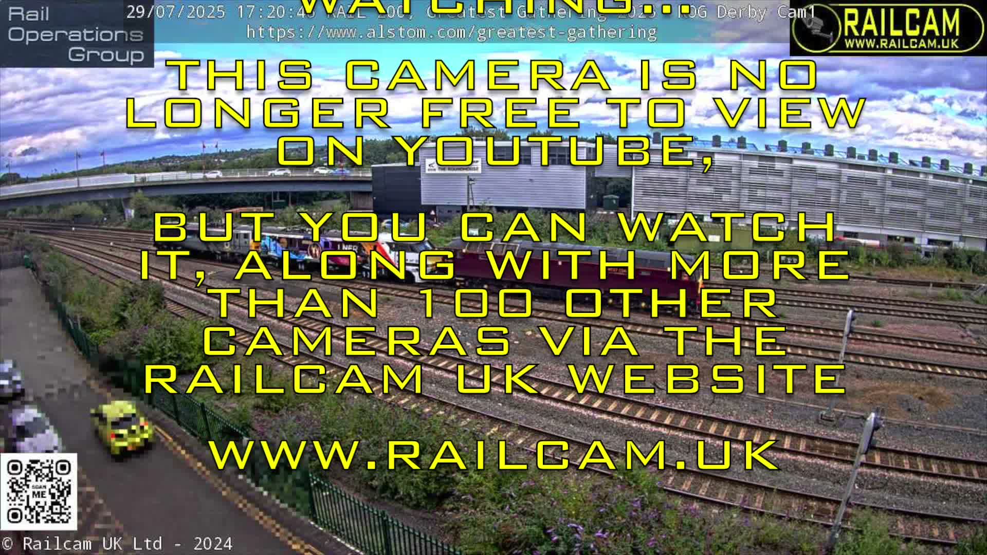 Derby City & Derby Railway Station Live Cam - Derby, Derbyshire, East Mindlands, England, United Kingdom