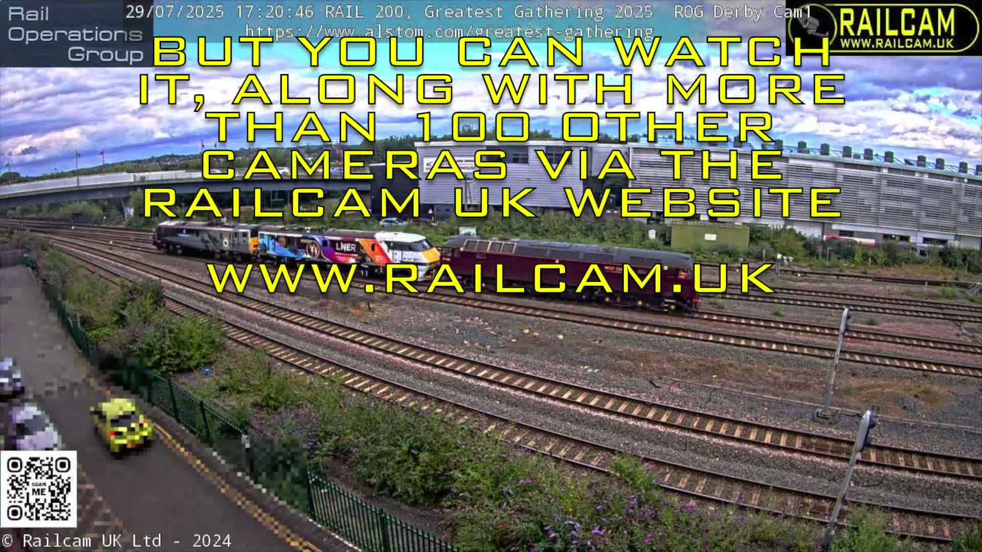 Derby City & Derby Railway Station Live Cam - Derby, Derbyshire, East Mindlands, England, United Kingdom
