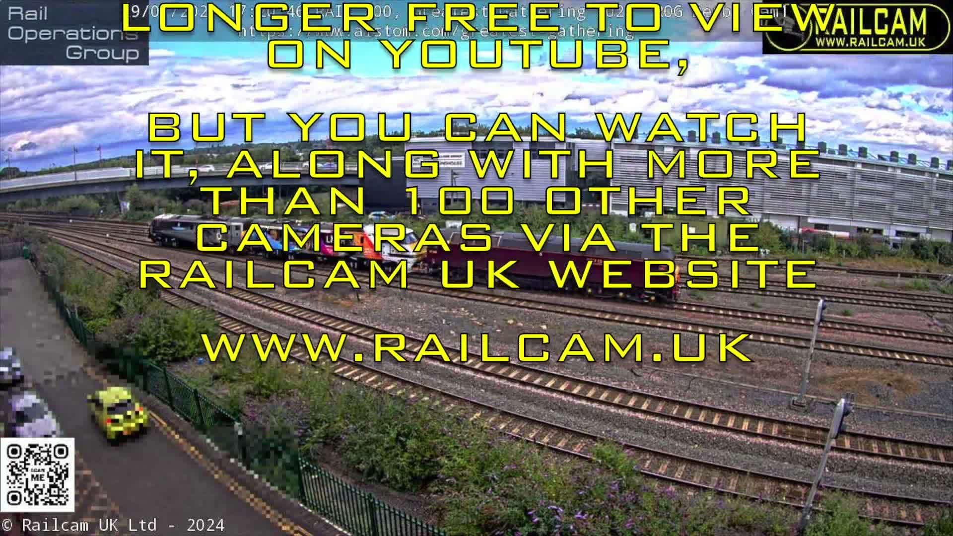 Derby City & Derby Railway Station Live Cam - Derby, Derbyshire, East Mindlands, England, United Kingdom