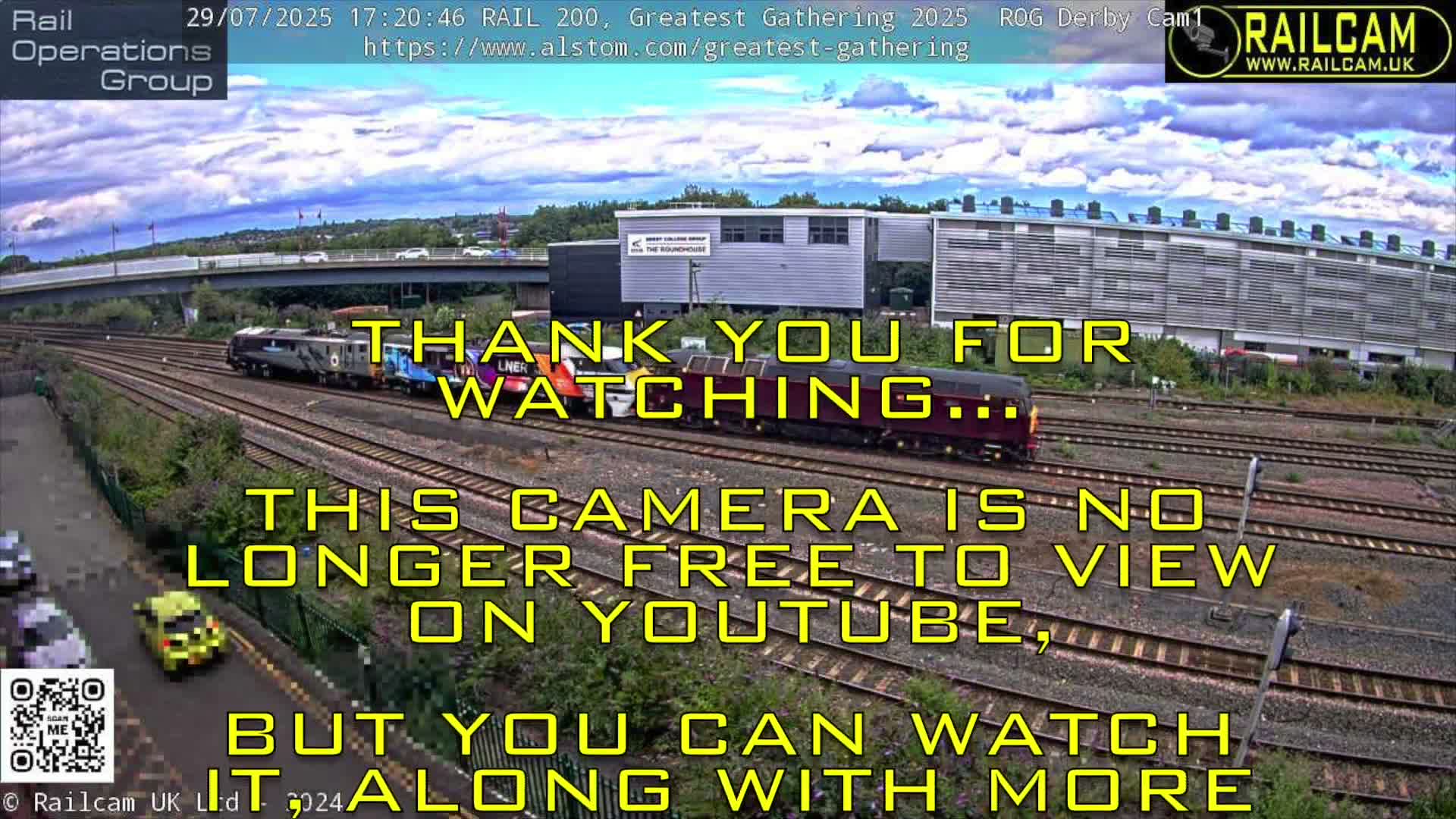 Derby City & Derby Railway Station Live Cam - Derby, Derbyshire, East Mindlands, England, United Kingdom