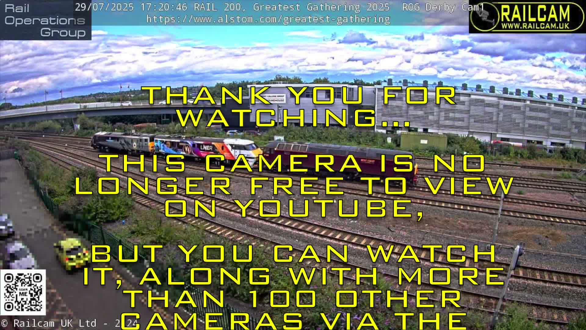 Derby City & Derby Railway Station Live Cam - Derby, Derbyshire, East Mindlands, England, United Kingdom