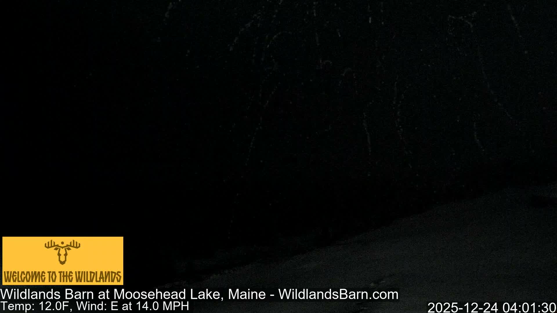 Moosehead Lake View from Wildlands Barn Live Cam - Northwest Piscataquis, Piscataquis, Maine, USA