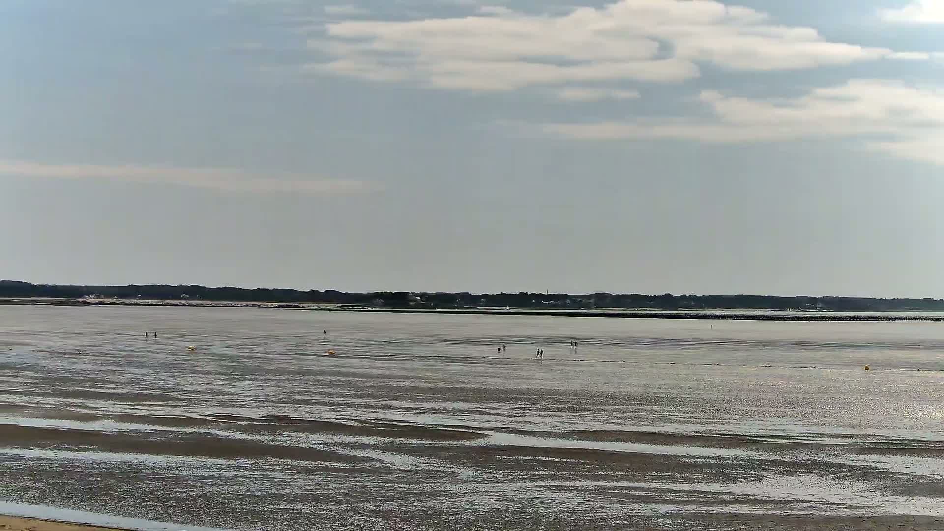 Asserac, Limarzel Plage de Pont Mahé Beach Live Cam - Saint-Nazaire, Loire-Atlantique, Pays de la Loire, France