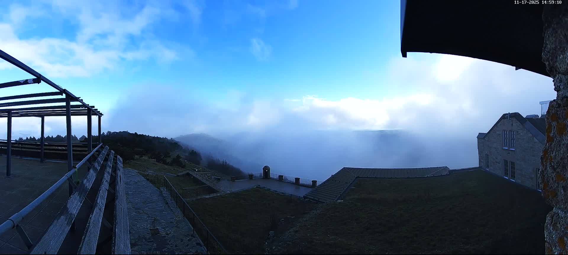 Val-d'Aigoual, Mont Aigoual South Summit (Sommet Sud) Live Cam -   Le Vigan, Gard, Occitanie, France