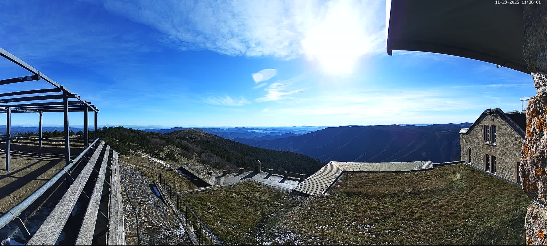 Val-d'Aigoual, Mont Aigoual South Summit (Sommet Sud) Live Cam -   Le Vigan, Gard, Occitanie, France