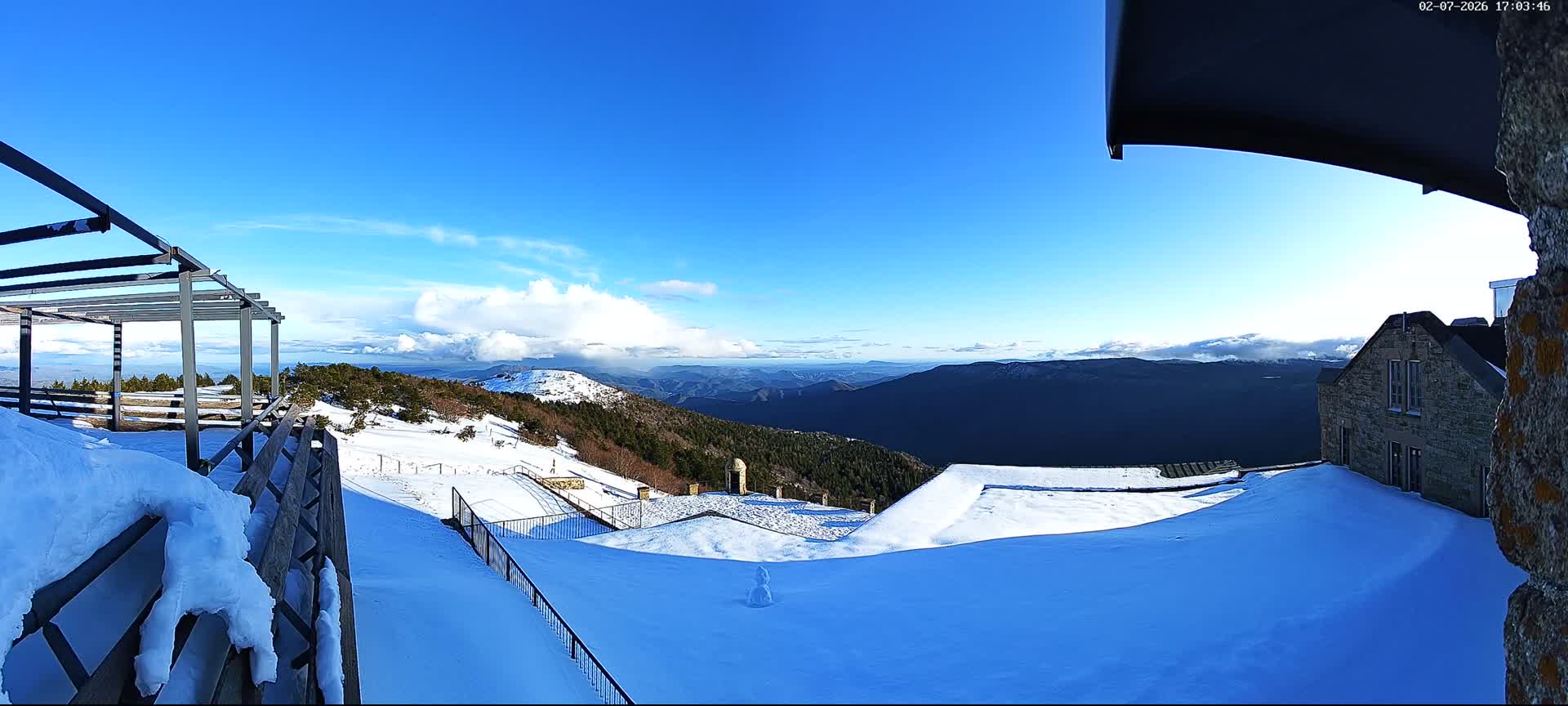 Val-d'Aigoual, Mont Aigoual South Summit (Sommet Sud) Live Cam -   Le Vigan, Gard, Occitanie, France