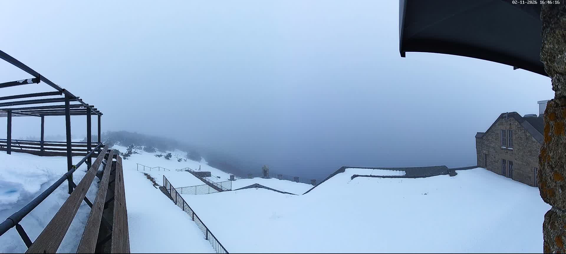 Val-d'Aigoual, Mont Aigoual South Summit (Sommet Sud) Live Cam -   Le Vigan, Gard, Occitanie, France