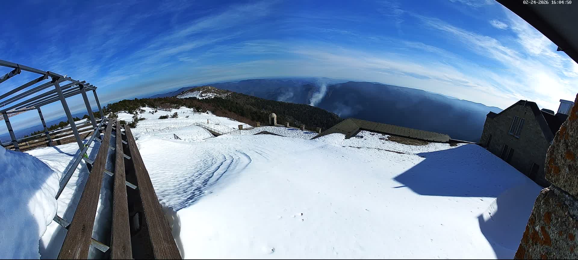 Val-d'Aigoual, Mont Aigoual South Summit (Sommet Sud) Live Cam -   Le Vigan, Gard, Occitanie, France