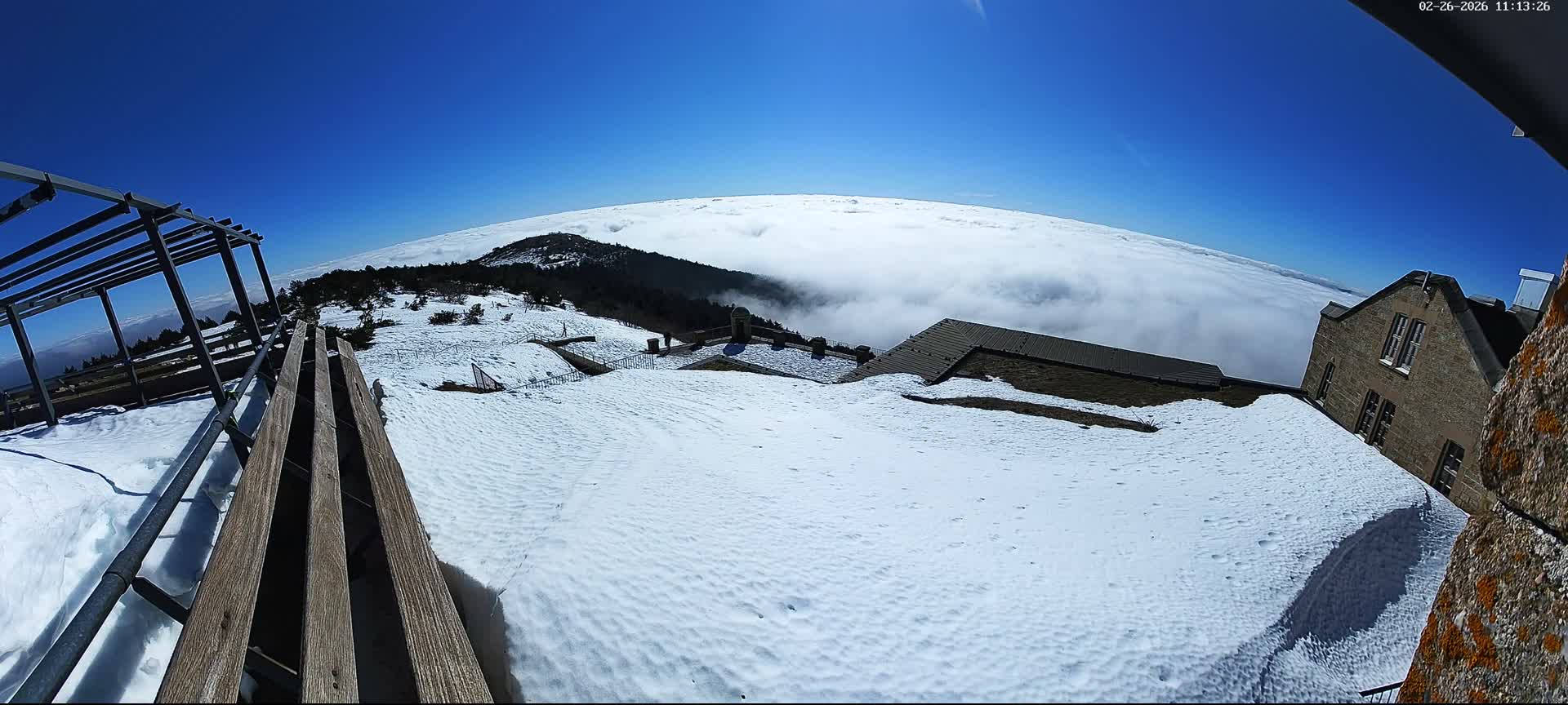 Val-d'Aigoual, Mont Aigoual South Summit (Sommet Sud) Live Cam -   Le Vigan, Gard, Occitanie, France