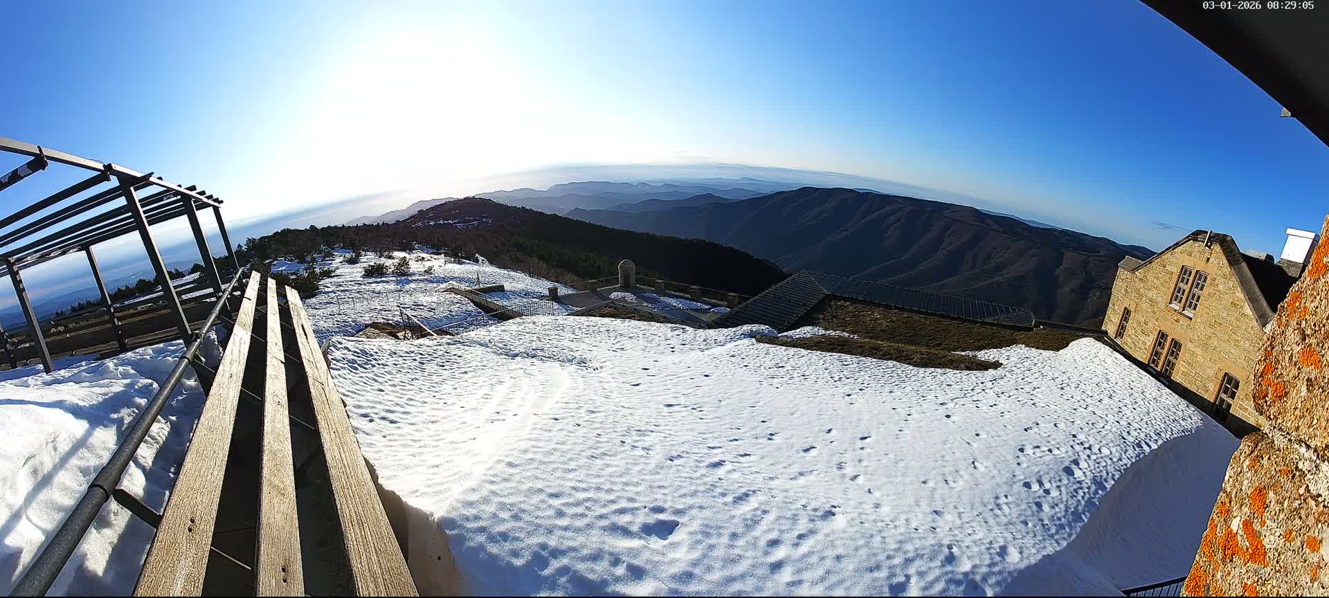 Val-d'Aigoual, Mont Aigoual South Summit (Sommet Sud) Live Cam -   Le Vigan, Gard, Occitanie, France